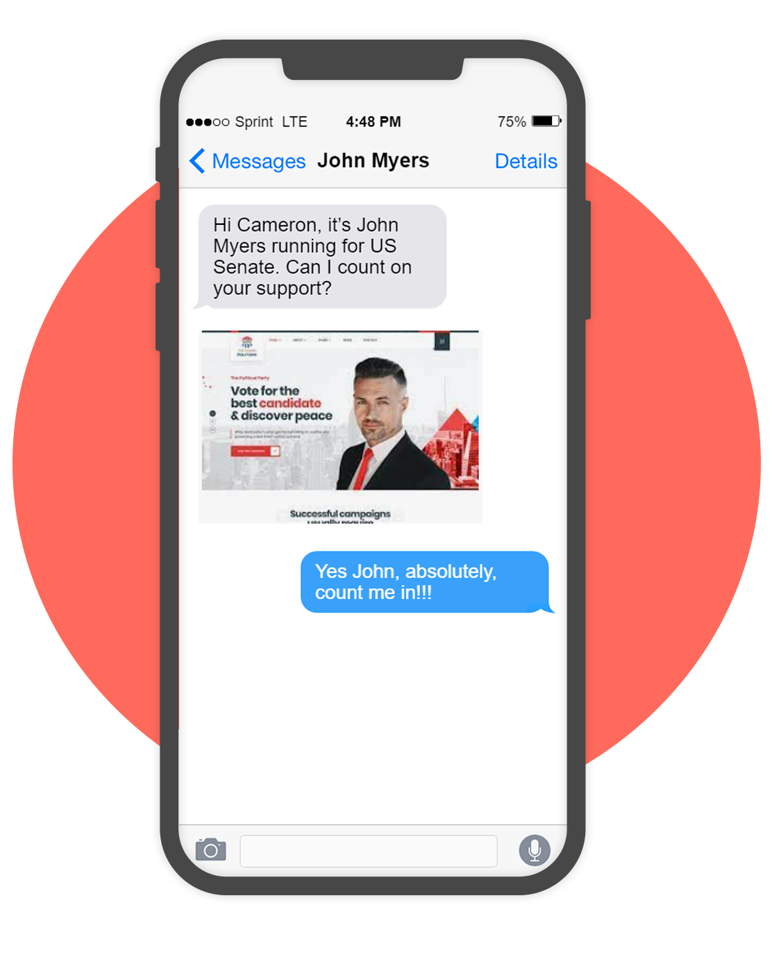 peerly p2p texting for voter engagement
